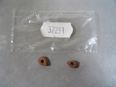 37291/MANTUA/Poulie fermée en noyer 7 mm (2 pièces).