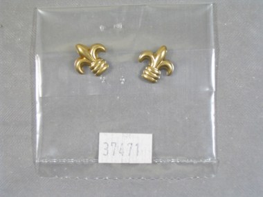 37471/MANTUA/Fleur de lys en laiton (2 pièces).
