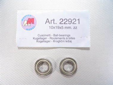 22921/MANTUA/Roulement 10 x 19 x 5 (2 pièces).