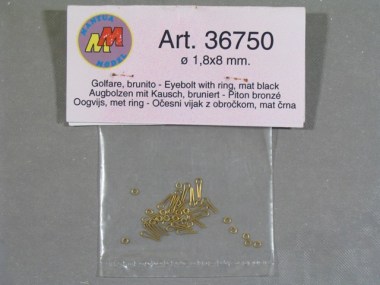 36750/MANTUA/Piton bronzé 1,80x8 mm (le sachet).