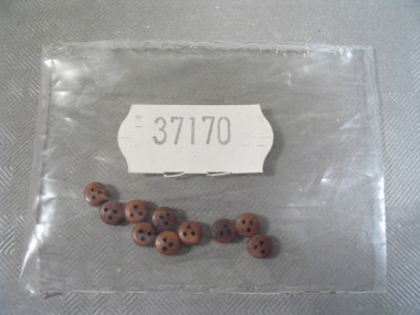 37170/MANTUA/Cap de mouton en noyer 3,5 mm (10 pièces).