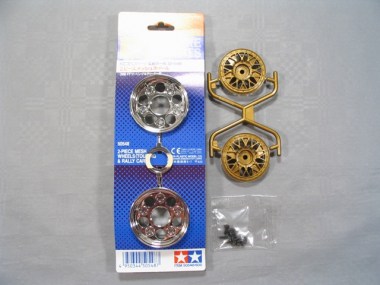 50548/Paire de jantes à rayons pour chassis TA02W/TA01/TA02/FF.