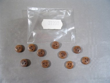 37200/MANTUA/Cap de mouton en noyer 9 mm (10 pièces).