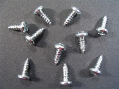 Vis à tole à tête cruciforme 3.5 x 9.5 (10 pièces).