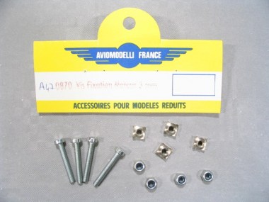 470870/AVIOMODELLI/Vis de fixation moteur 3 mm (le kit).