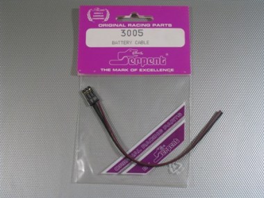 83005/SERPENT/Cable de batterie récépteur (X1) NEUF.
