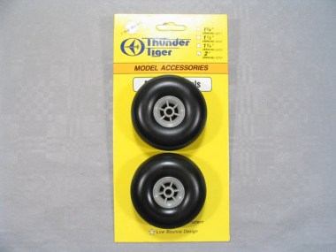 3254/THUNDER TIGER/Roue en caoutchouc 50 mm (1 paire).