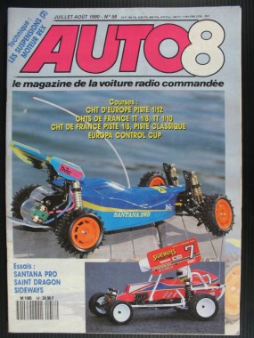AUTO8/Revue N°058 juillet/août 1990.