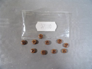 37180/MANTUA/Cap de mouton en noyer 5 mm (10 pièces).