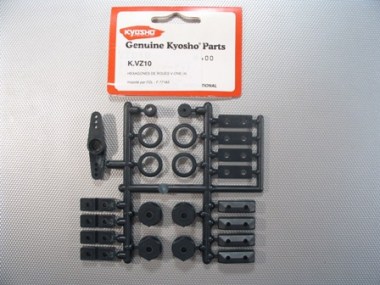 VZ010/KYOSHO/Héxagone de roue + pièces nylon  pour V-ONE .