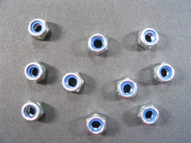 Ecrou Nylstop M4 (10 pièces).