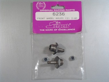 86236/SERPENT/Axe + moyeu de jante AV 2wd (X2) NEUF.