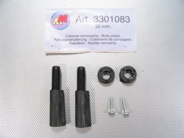 3301083/MANTUA/Colonnette  carrosserie 30 mm (X2).